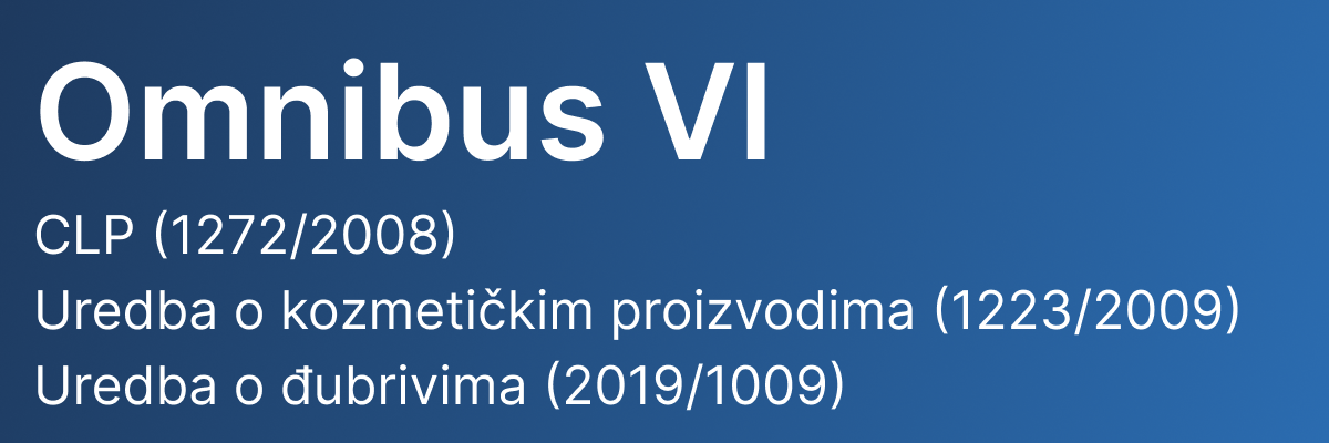 CLP Regulation amendments in 2026: what the EU Omnibus VI package brings